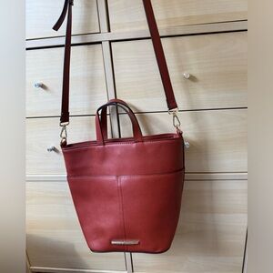 Burgundy Steve Madden Leather Purse - Handles & Crossbody